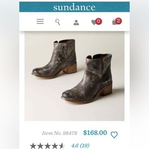 Sundance Blazing heart boots from